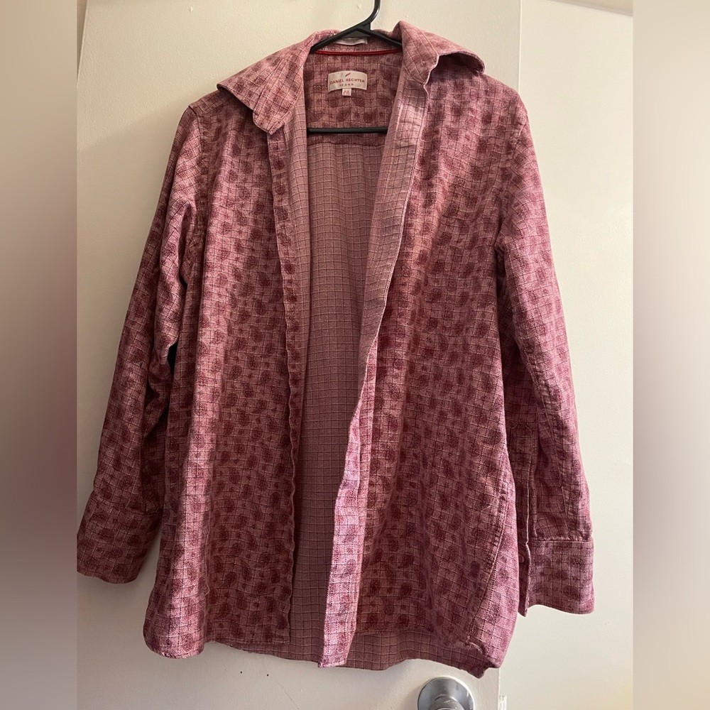 EUC Men’s Vintage Daniel Hechter, Wide lapel button down shirt